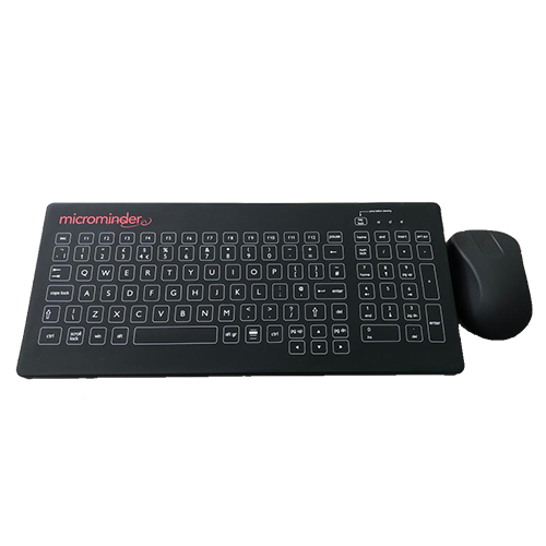 Clinical Keyboard & Mouse Bundle - Black