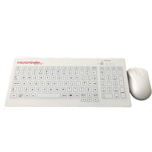 Clinical Keyboard & Mouse Bundle - White